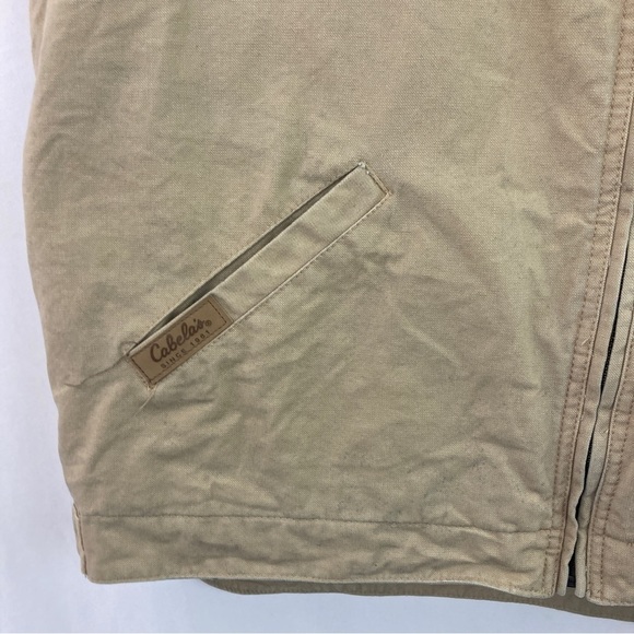 CABELA’S Lined Canvas Vest - Picture 4 of 5